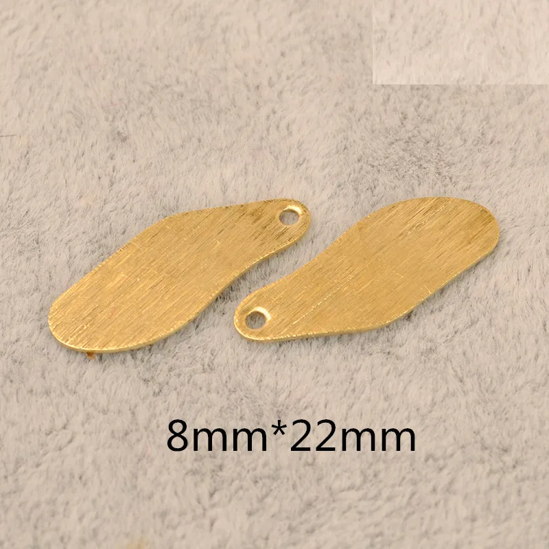 Raw Brass SEA MEW 100 шт модный металлический медный Кулон Шарм DIY серьги аксессуары для изготовления ювелирных изделий - Цвет: Raw Brass