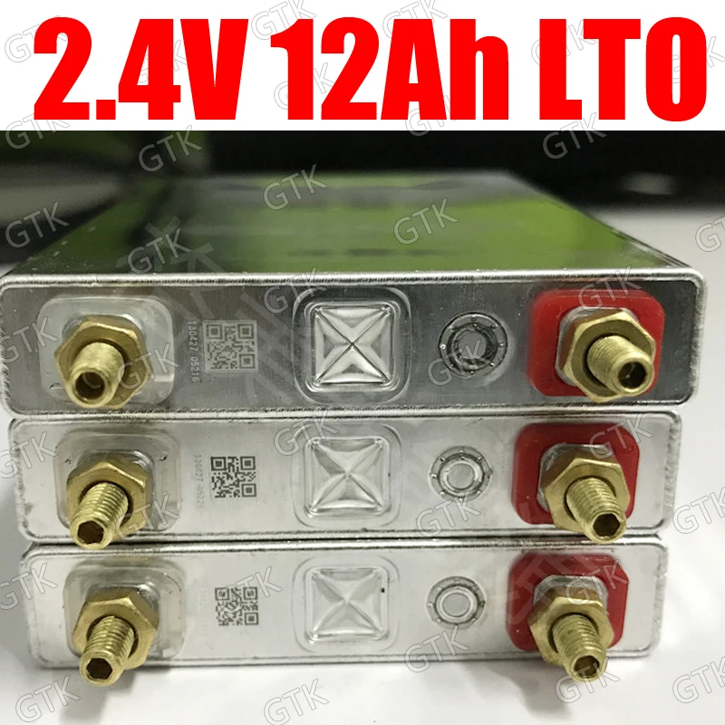 6 шт 2 4 v 12AH литиевая титановая батарея 3 V аккумулятор лто для DIY 36v e велосипед