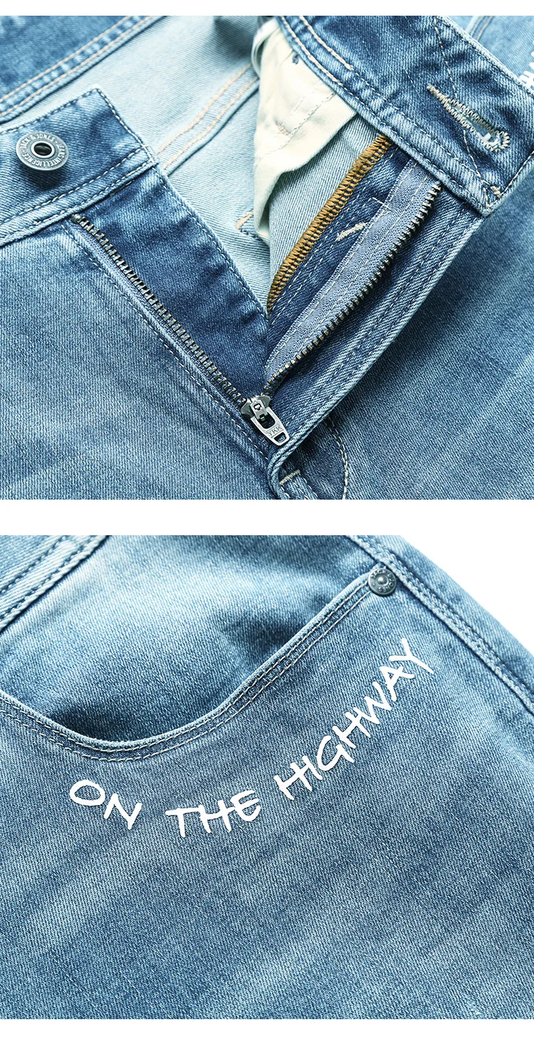JackJones мужские стрейч Светильник Цвет Slim Fit обтягивающие джинсы с буквенным принтом-219232505