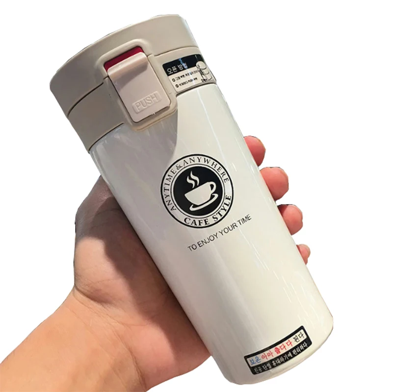 Вакуумная кофейная бутылка с двойными стенками из нержавеющей стали 380 мл чашки