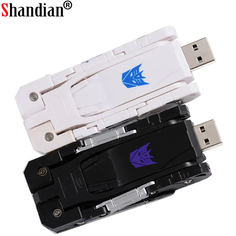 SHANDIAN горячая Распродажа U диск 32 г Специальное предложение мультфильм характер u диск 16 г Прохладный Трансформация Робот Подарок U диск 64 г