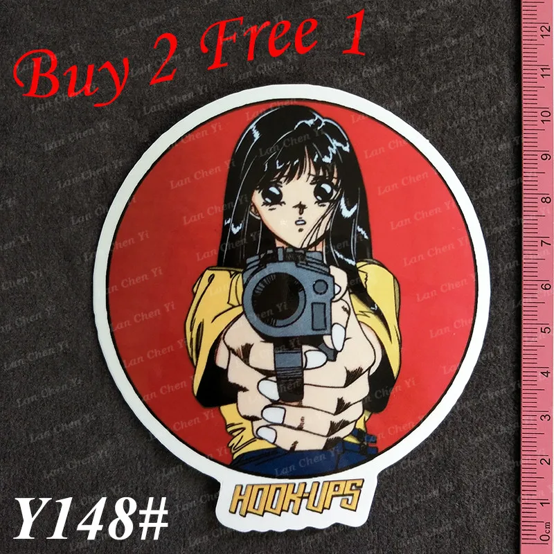 Y129#-148# Hook ups Серия ПВХ наклейки домашний Декор на холодильник стильные настенные дорожные чемоданы наклейки с граффити