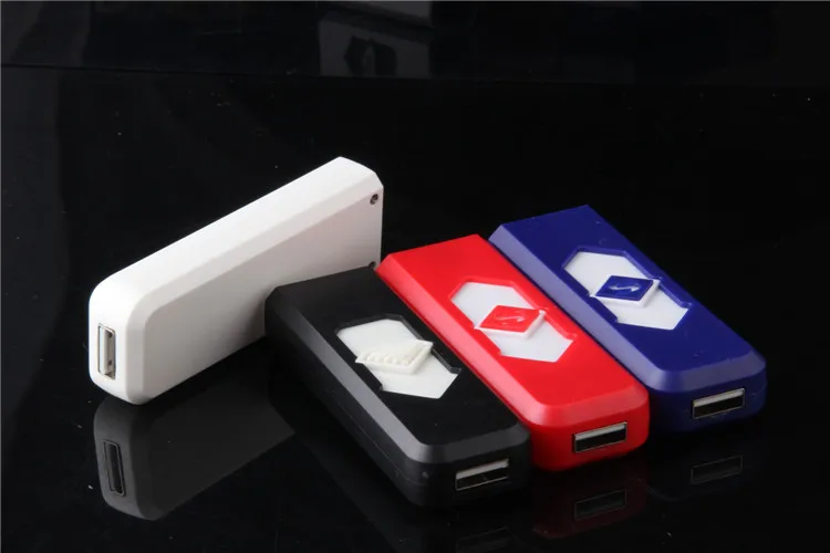 Полоска USB Зажигалка перезаряжаемая Электронная зажигалка super man Зажигалка Ветрозащитная двухсторонняя сигарная плазма