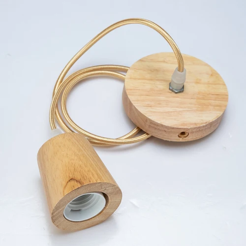 Oak Cylinder holder E27 ретро лампы Эдисона 220 В 40 Вт ST64 G95 T10 ампулы Винтаж лампа Эдисона лампа накаливания Светильник лампы арт-деко - Цвет: Oak Cylinder holder