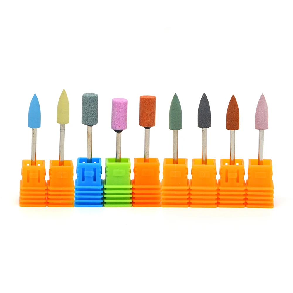 2 типа сверл для ногтей полировщик Очищаемый маникюрный станок Инструменты