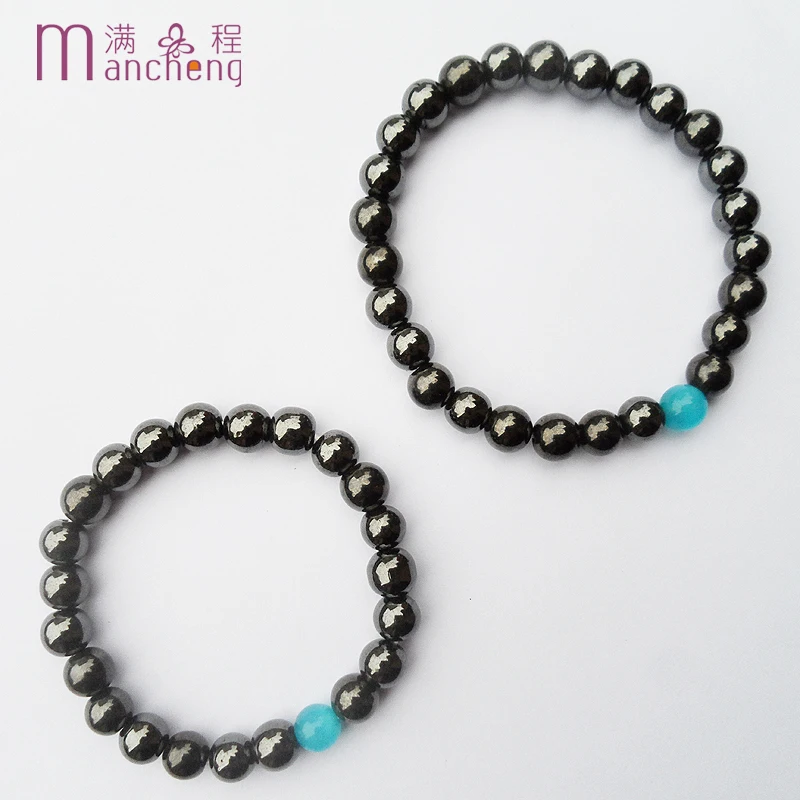 Браслет из гематита кошачий глаз 8 мм браслет бисера для влюбленных хорошего