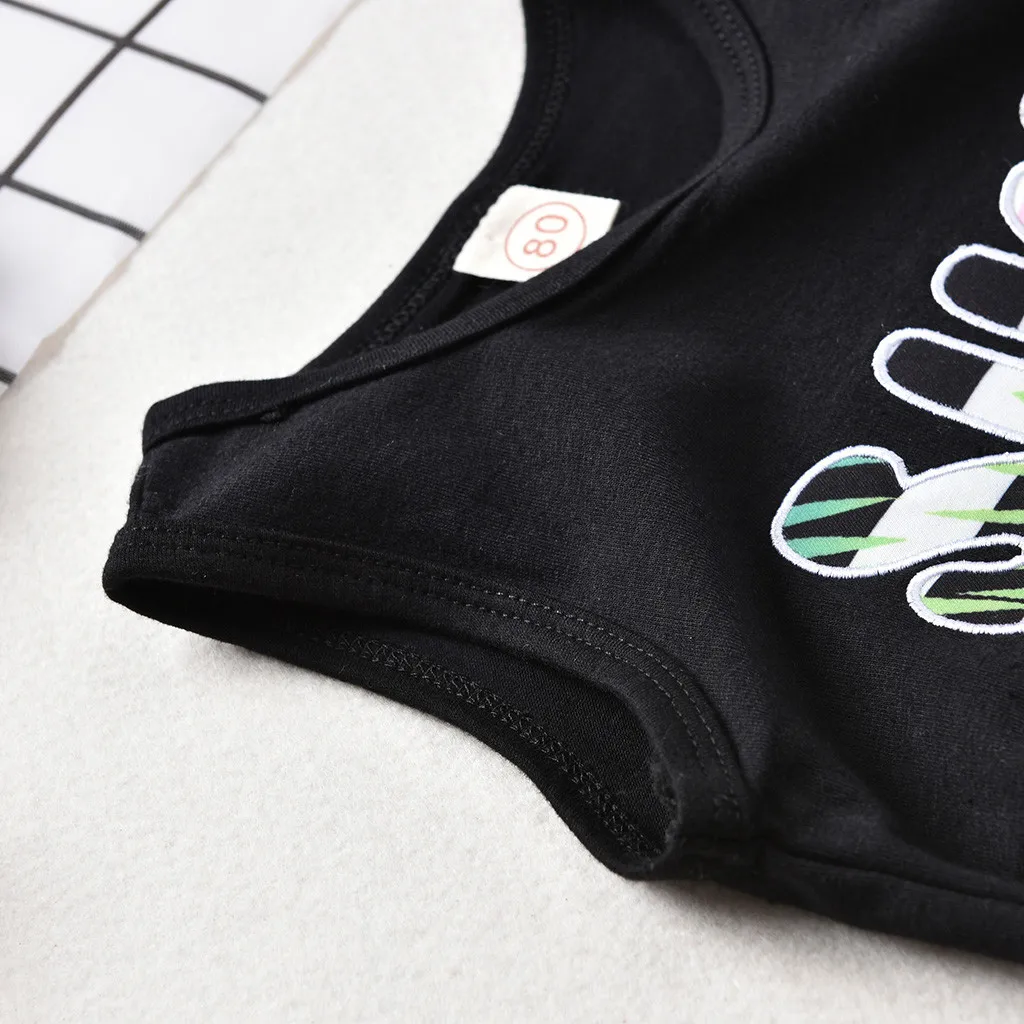 Toddler Baby Girl Kid Floral O-Neck Sleeveless Letter Printed Vest Tops+Striped Flora Print Shorts Outfits Set meisje kleding | Детская