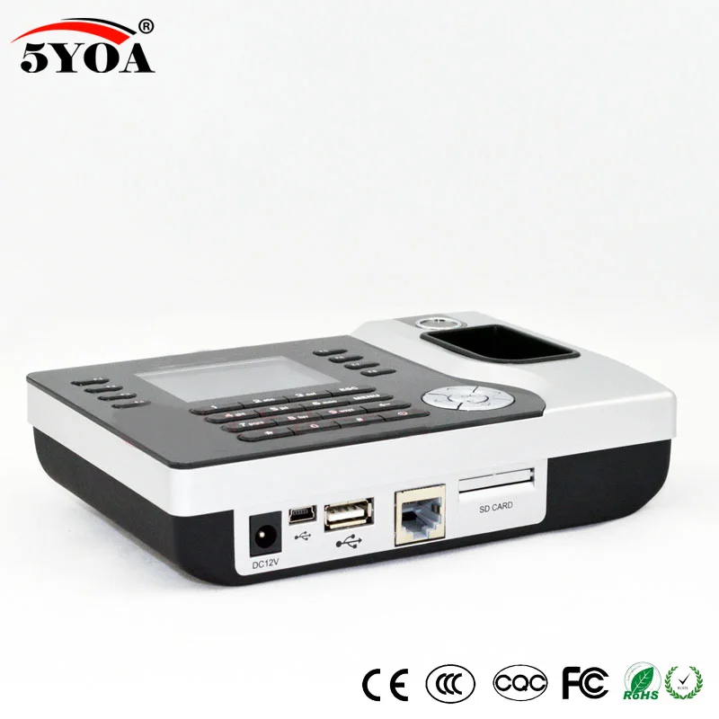 Биометрический USB рекордер времени для офиса с экраном 2 4 дюйма|realand a-c071|biometric