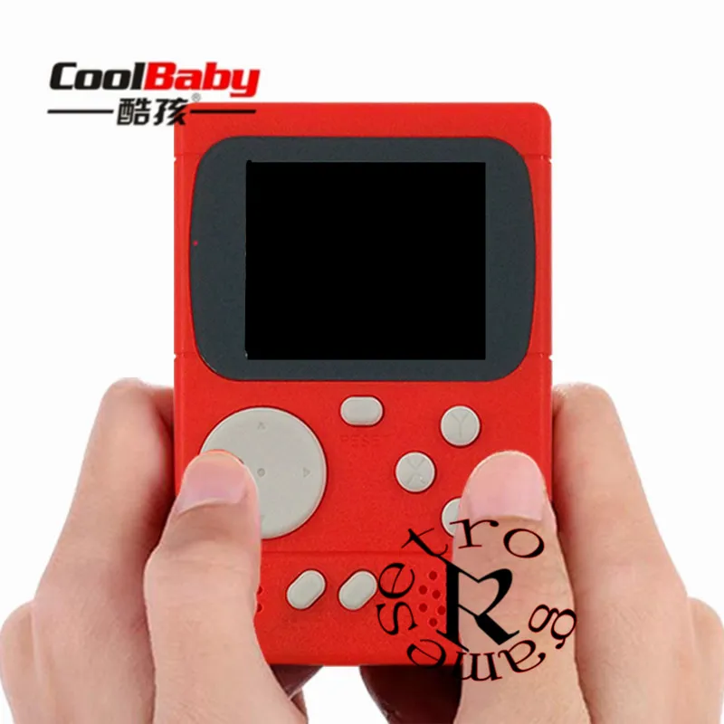 Retro Portable Mini Handheld Game Console 8-Bit Color LCD Kids Player Built-in 198 games For Kid Child Gift VS RS-6 | Электроника