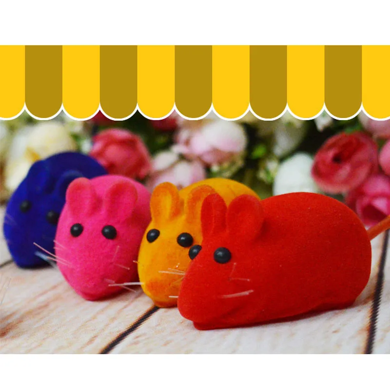 Котенок кошка игрушка для ловли накладные Мышь крысы писк Шум звук игрушки кошек