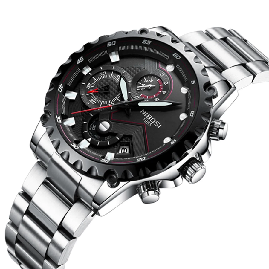Фото NIBOSI Sports Watches Men Top Brand Luxury Auto Date Clock Waterproof Army Military Watch Full Steel Men's Quartz Wrist Наручные NIBOSI Sports Watches Men Top Brand Luxury Auto Date Clock Waterproof Army Military Watch Full Steel Men's Quartz Wrist Наручные