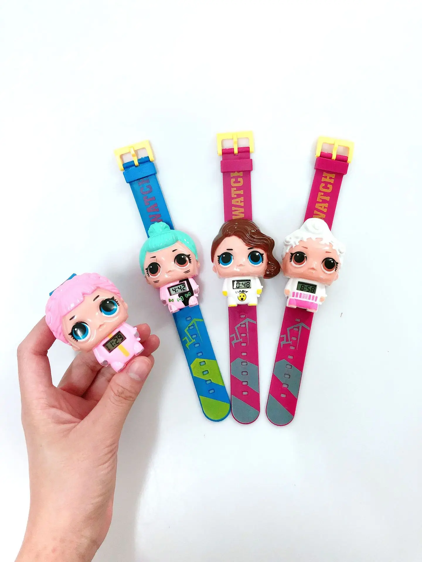 Детские часы Relogio Infantil hello kitty детские Мультяшные часы модные детские часы для девочек и мальчиков милые резиновые кожаные электронные часы подарки