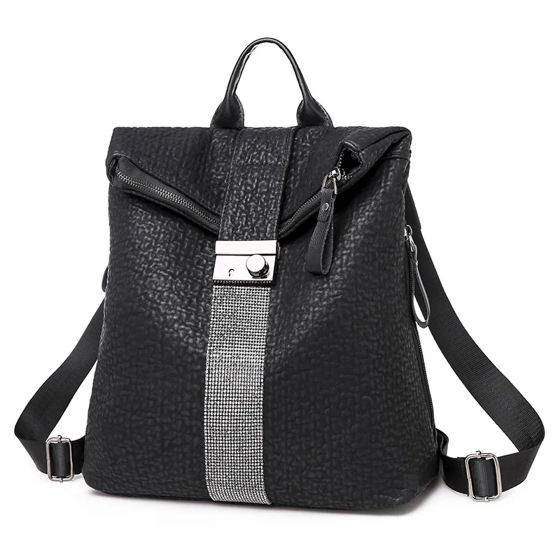 2019 новый корейский мягкий кожаный Большой Вместительный школьный рюкзак