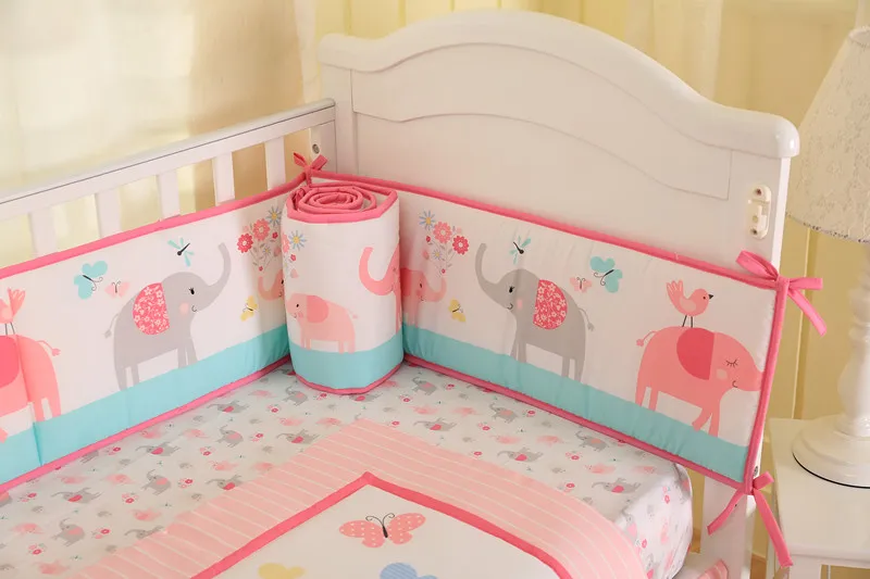 7 шт. свитер с вышивкой розовой отделкой &quotСлон&quot хлопок ансамбль комплект berço