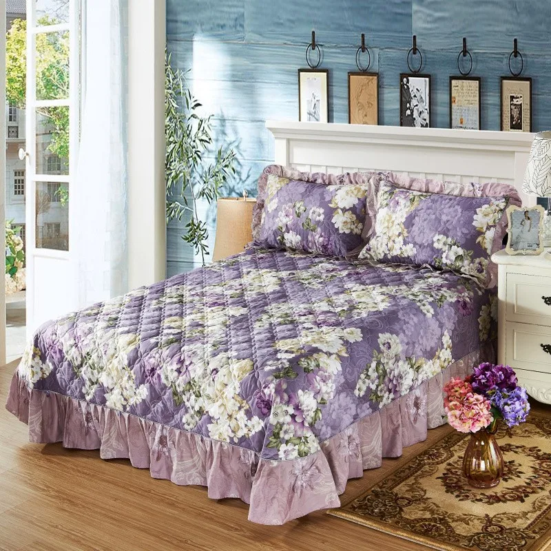 Couvre lit colcha de cama хлопковое покрывало размера King Queen для кровати постельный матрас