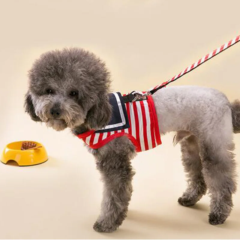 Воздухопроницаемые комбинезоны в стиле милитари для собак маленьких поводок и