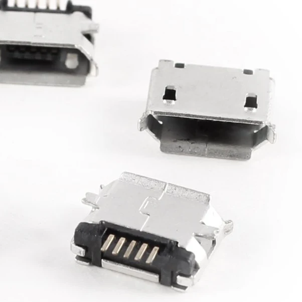 Новый стиль адаптера ksol 5 шт. Micro USB Type B гнездо 180 Градусов Контактный SMD разъем|usb jack