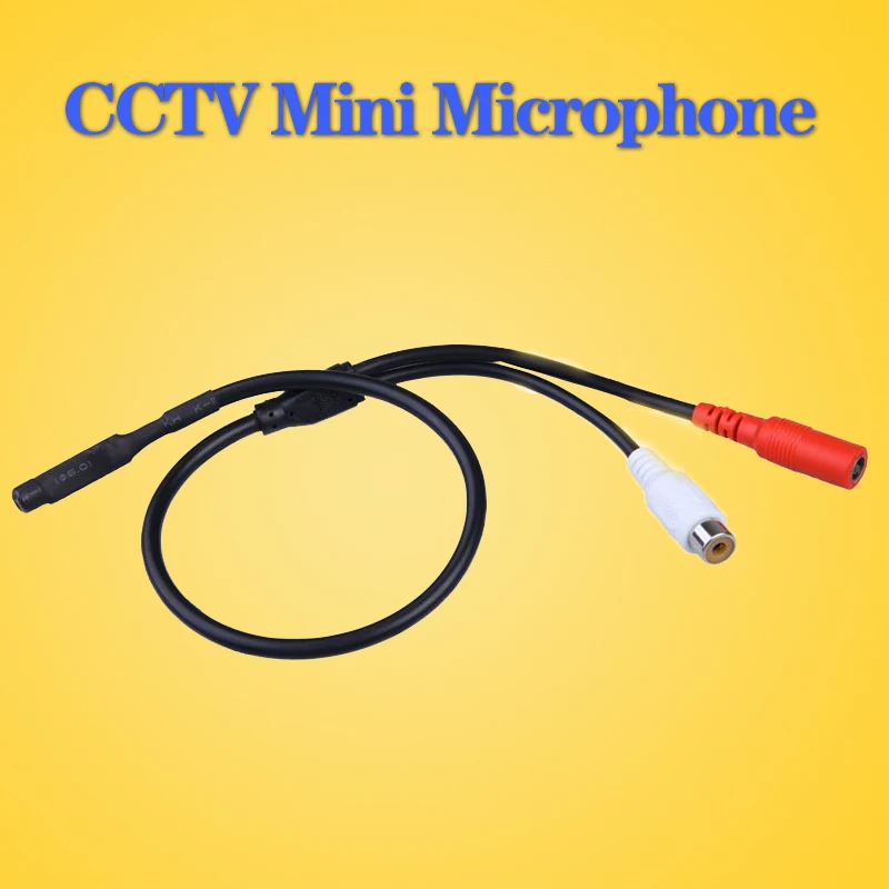LOFAM Аудио pick up CCTV Микрофон широкий диапазон камера микрофон аудио мини микрофон для видеонаблюдения DVR