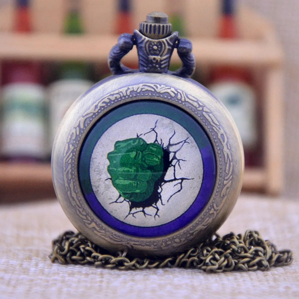 Новые поступления фильма Халк Зеленый кулак стеклянный купол дизайн кварцевые