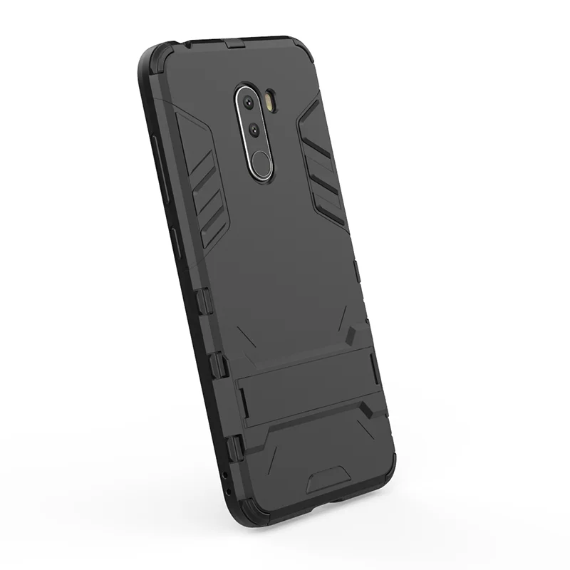 Yuetuo роскошный защитный чехол для xiaomi mi Pocophone poco F1 F 1 Гибридный ударопрочный чехол для телефона из ТПУ Жесткий Чехол для задней панели чехол etui f1