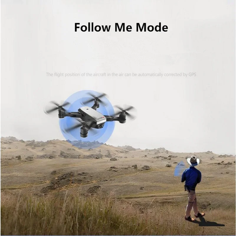 Hot GPS Foldable Wifi FPV Follow Me Remote Control RC drone 720P 1080P adjustable camera Aerial Drone Professional toy | Игрушки и хобби