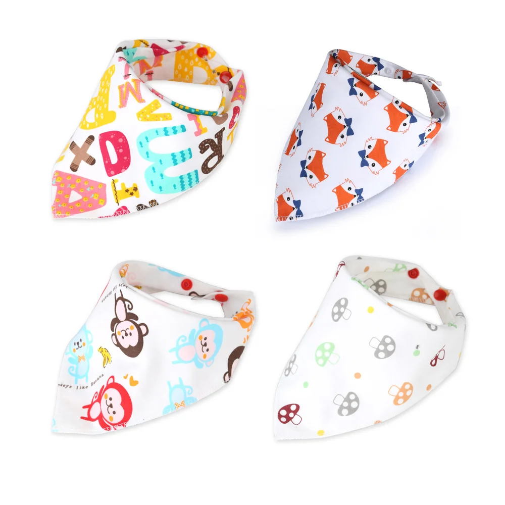 4 шт. детский хлопковый Слюнявчик | Детская одежда и обувь