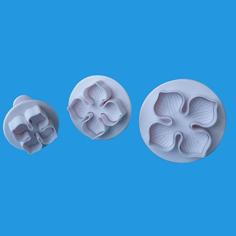 3 шт./компл. пищевая пластиковая Гортензия цветочные формы для печенья и