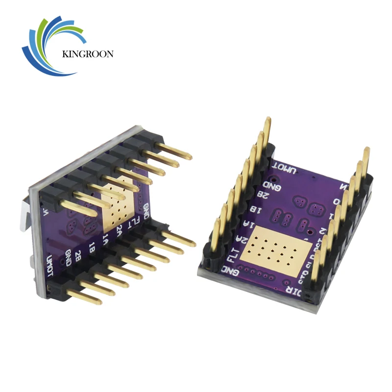 Stepstick Drv8825 Драйвер шагового двигателя рампы теплоотвод часть 3D принтеры части 4 слоя печатной платы Аксессуары радиатора KINGROON