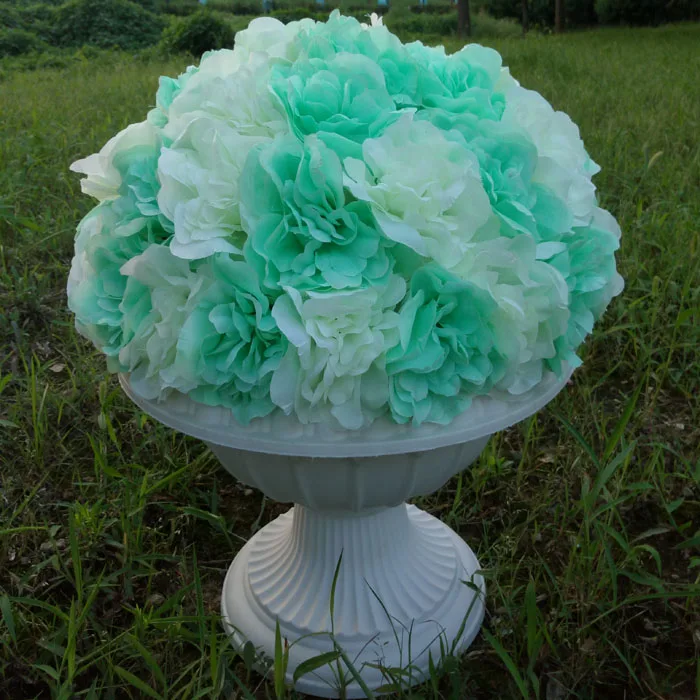 Высота 35 см 51 головка Свадебный дахия римская колонна цветок T станция Шелковый