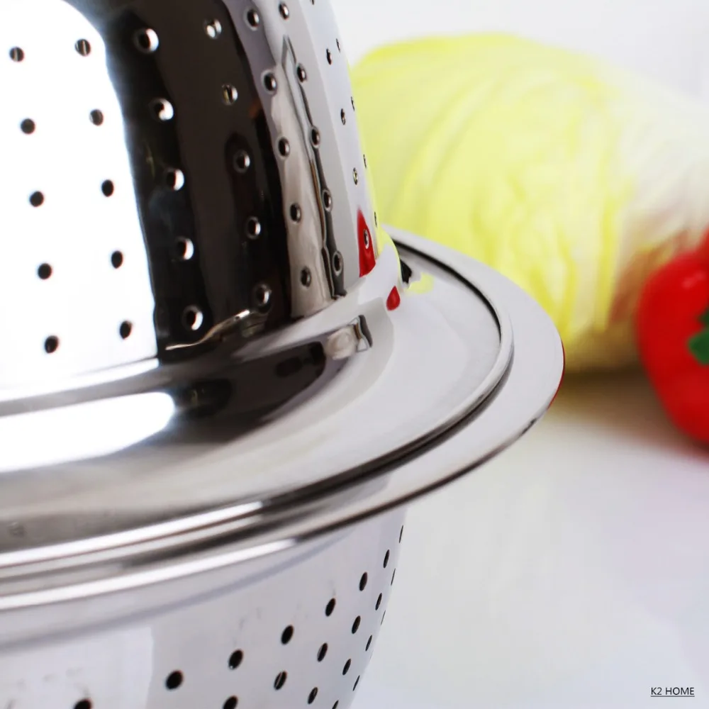 Pro дуршлаг для мытья овощей из нержавеющей стали сетка дуршлага три размера