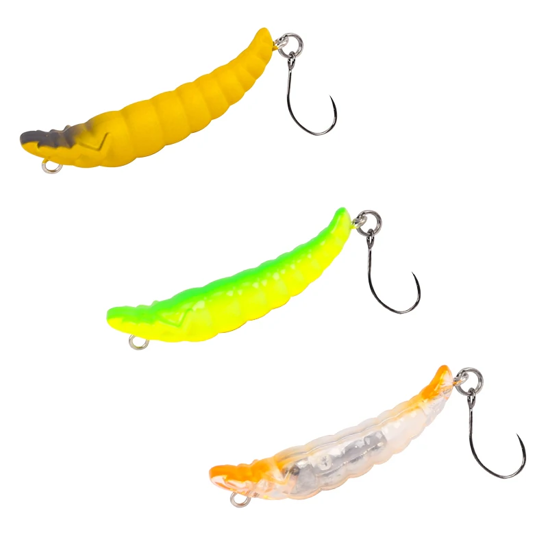Le Fish TSURINOYA DW54 35 мм/2 4 г жесткая пластиковая червячная Приманка для рыбалки