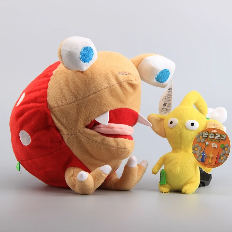 Горячая Распродажа Pikmin Bulborb Chappy и желтый цветок плюшевые игрушки куклы для детей