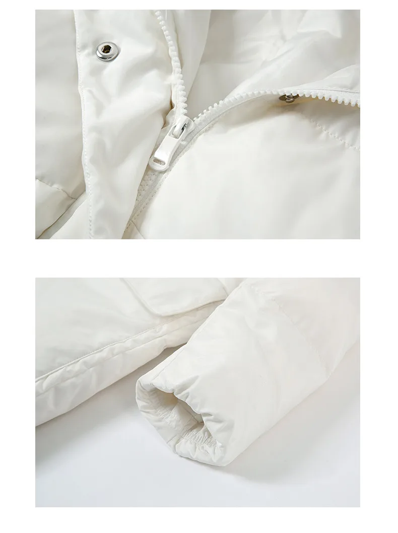 KMETRAM женский пуховик зимняя куртка женская с воротником из натурального меха