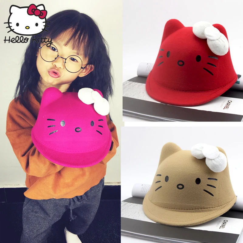 Hello kitty 2019 детские летние шапки кепки Кот милый hello ребенок бейсбол Открытый обувь