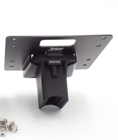 110-120mm and Block TRIGO Brompton передний блок несущей адаптер крепление для грузовой сумки или бутылки клетка адаптер DIY передние части сиденья - Цвет: 110-120mm and Block