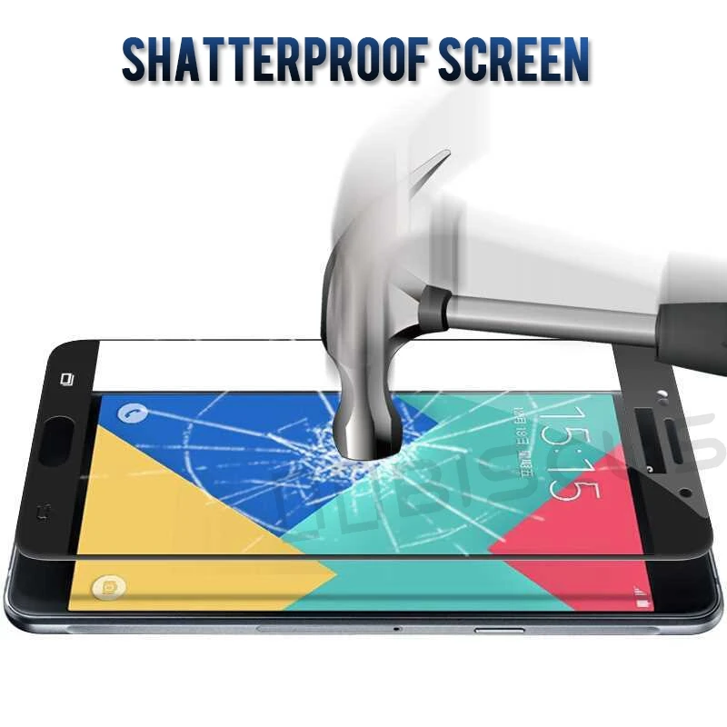 Защитное закаленное стекло для Samsung Galaxy A5 2017 J3 J5 J7 Pro A42 A72 A7 A9 A6 A8 Plus 2018 гелевая