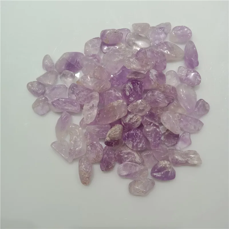 100 г натуральный аметист кристаллический гравий Целебный Камень Кварцевый