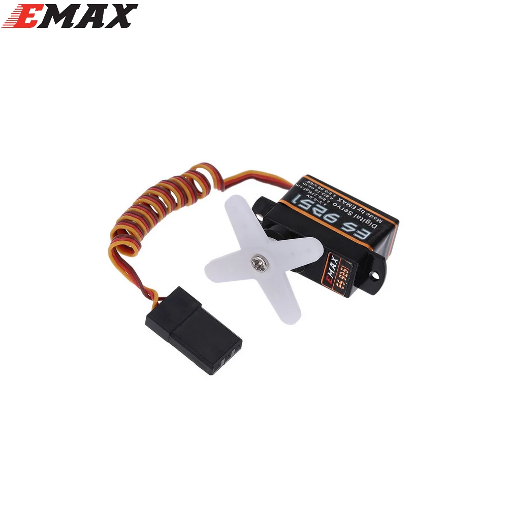 100% оригинальный бренд EMAX ES9051 4 3g цифровой сервопривод пластиковое снаряжение 0 8