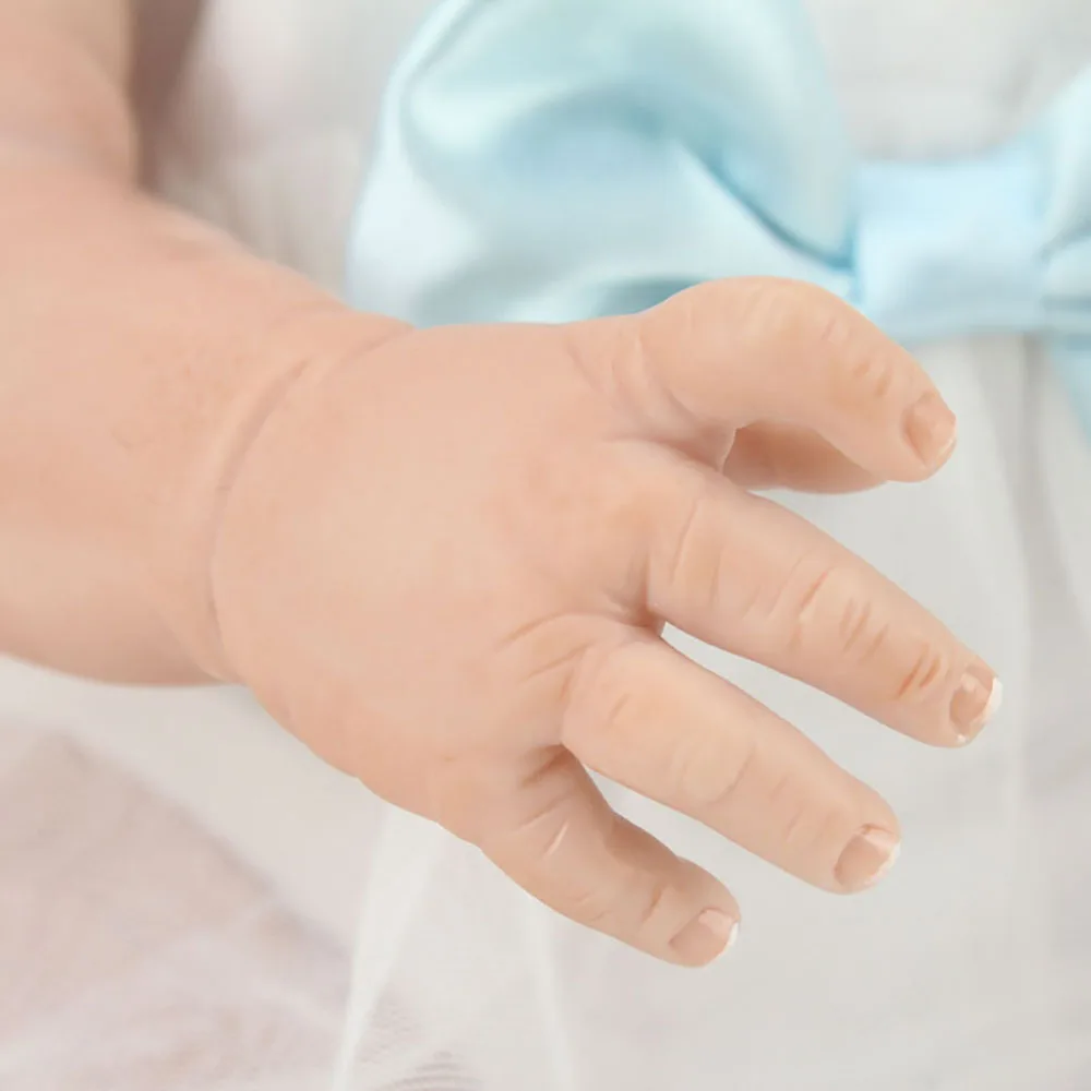 22 дюймовая мягкая кукла винилосиликоновая ручная работа красивое моделирование