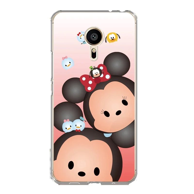 Мягкий прозрачный ТПУ чехол для телефона meilan MX6 pro6 U20 U10 A5 M5 M5S E E2 Micky Minnie Printed Fundas Donald