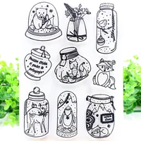 scs163 animals silicone clear stamps for scrapbooking diy album cards decoration embossing folder craft rubber stamp tools new