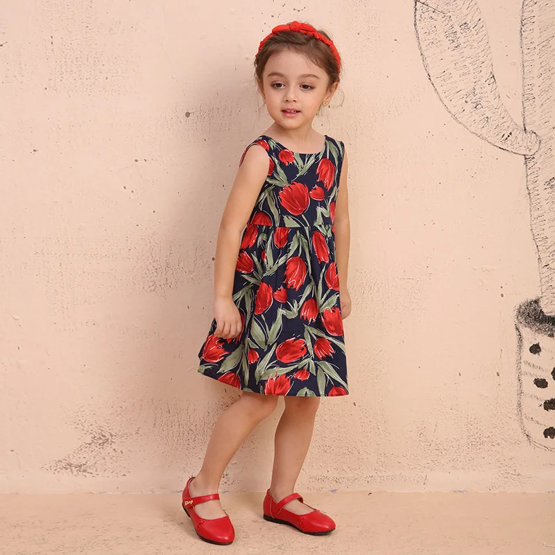 Футболка платье платья для девочек Новинка 2018 года детская праздничная одежда