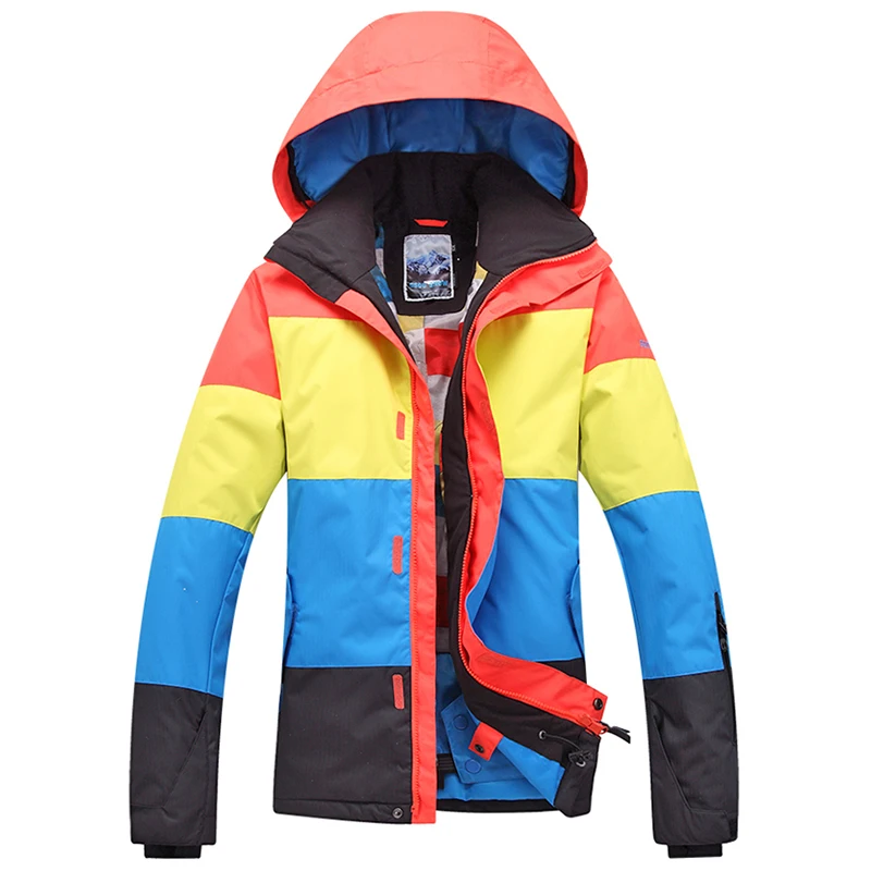 Мужская лыжная куртка Gsou дышащая и водонепроницаемая ветрозащитная для катания