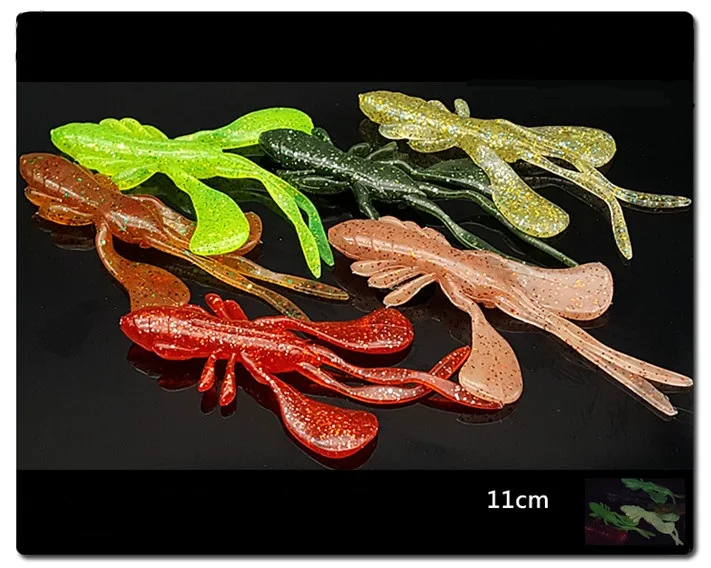 4 шт. мягкие рыболовные приманки 11 см г | Спорт и развлечения