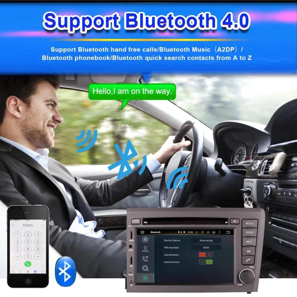 Автомобильный GPS навигатор Android 9 0 Восьмиядерный процессор ОЗУ 4 Гб для Volvo S60 V70 XC70