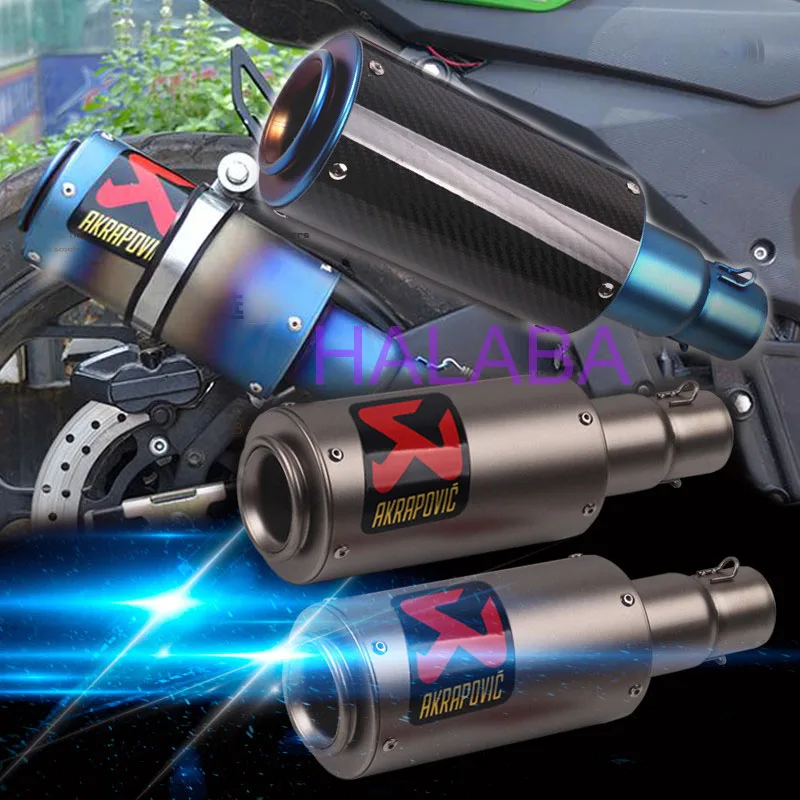 Akrapovic Мотоцикл выхлопная труба глушителя Racing выхлопных газов Универсальный из
