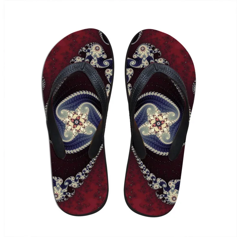 Модные сандалии в цветочек летние женские шлепанцы на плоской подошве