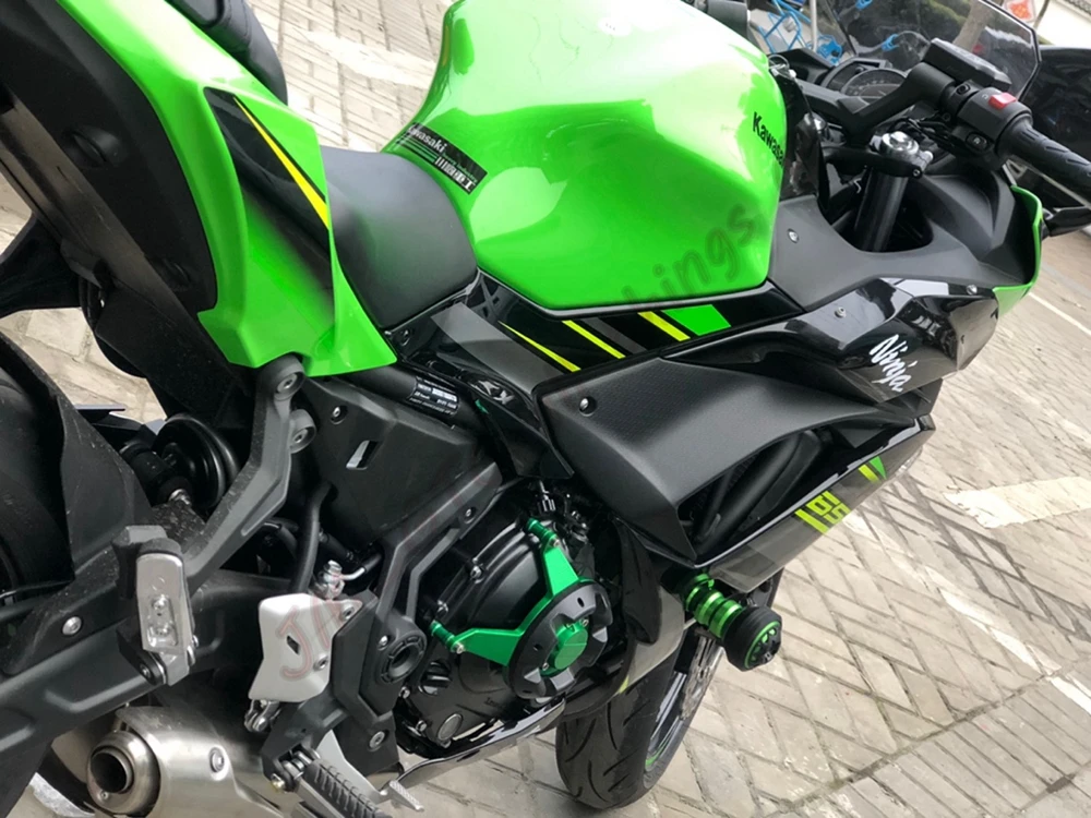Чехол для двигателя мотоцикла ползунок защитная крышка KAWASAKI Ninja650 Z650 2017 2019 2020 2021