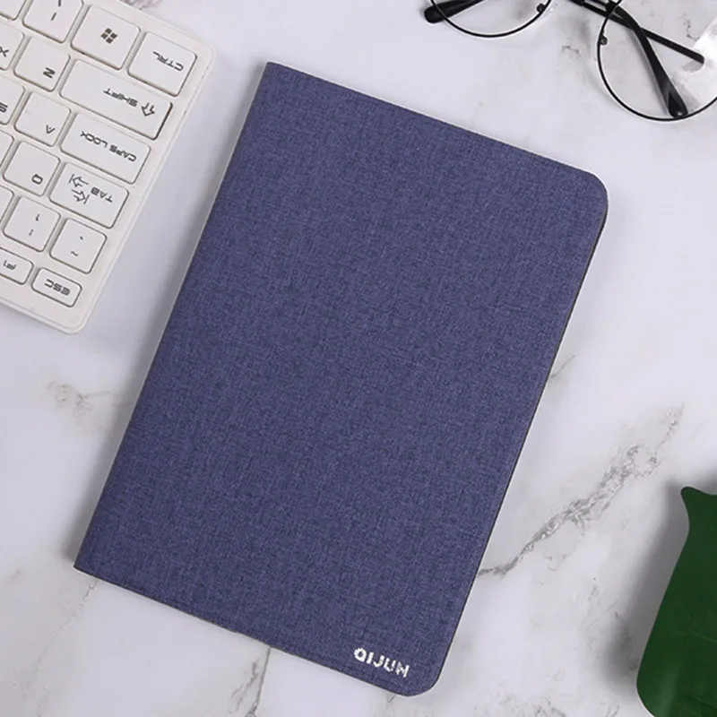 Blue Чехол QIJUN для huawei MediaPad T5 10 10,1 ''AGS2-W09/W19 AGS2-L09/L03 10,1 дюймов Чехол флип-чехол для планшета Fundas подставка в виде ракушки - Цвет: Blue