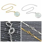 Увеличительные очки с цепочкой и ожерелье, кулон-лупа, монокль для чтения, ZXY9723